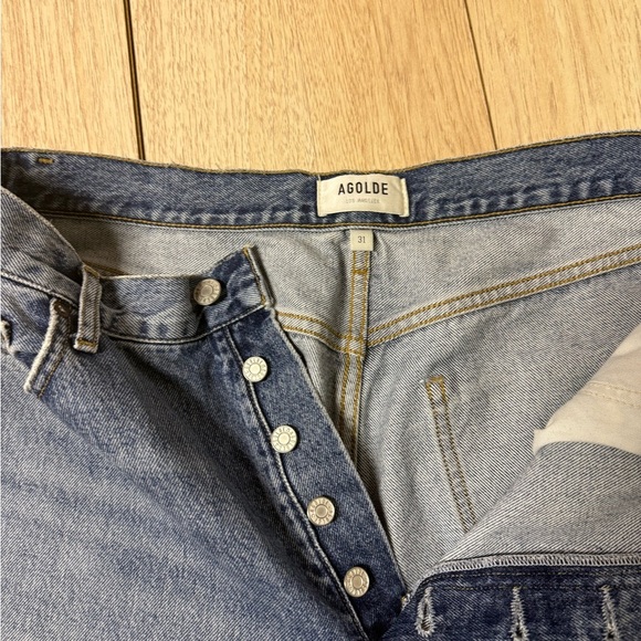 Agolde 90’s Pinch Waist Distressed Jean - Picture 5 of 7